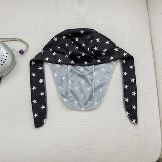 Star Hood Wrap Star Pattern Bandana Beanie Hat