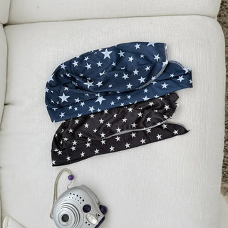 Star Hood Wrap Star Pattern Bandana Beanie Hat