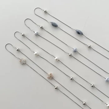 Bella Beads Line Silver Chain Belt 4 Types