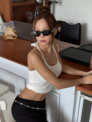 Lead Edge Flat Unisex Tinted Sunglasses