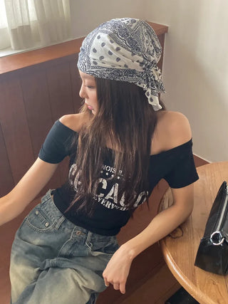 Punk Paisley Pattern Bandana Beanie Hat