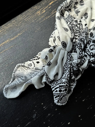 Punk Paisley Pattern Bandana Beanie Hat
