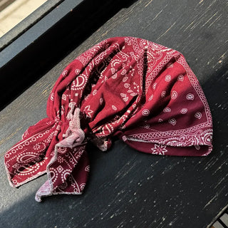 Punk Paisley Pattern Bandana Beanie Hat