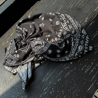 Punk Paisley Pattern Bandana Beanie Hat