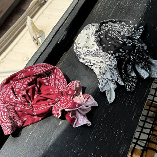 Punk Paisley Pattern Bandana Beanie Hat