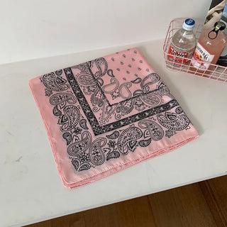Cashew Silked Paisley Pattern Hair Bandana Scarf