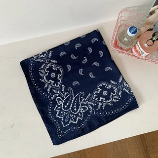 Cashew Silked Paisley Pattern Hair Bandana Scarf