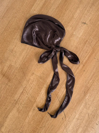 Glow Satin Hair Bandana Scarf Durex Beanie Hat