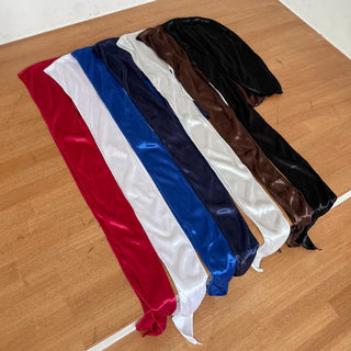 Glow Satin Hair Bandana Scarf Durex Beanie Hat