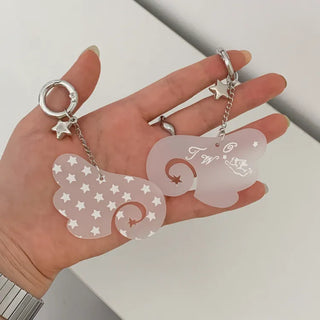 Halo Wing Angel Bag Charm Bag Keychain Keyring 2 Types