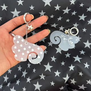 Halo Wing Angel Bag Charm Bag Keychain Keyring 2 Types