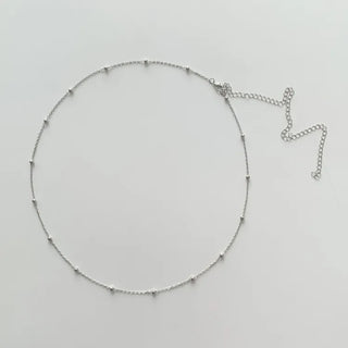 Slim Metal Boho Chic Silver Belly Chain Waist Belt Collection