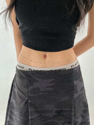 Slim Metal Boho Chic Silver Belly Chain Waist Belt Collection