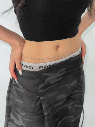 Slim Metal Boho Chic Silver Belly Chain Waist Belt Collection