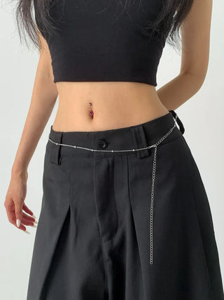 Slim Metal Boho Chic Silver Belly Chain Waist Belt Collection