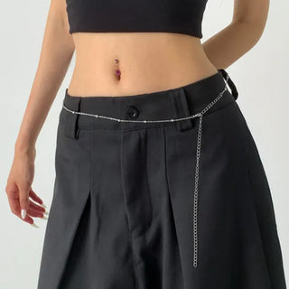 Slim Metal Boho Chic Silver Belly Chain Waist Belt Collection