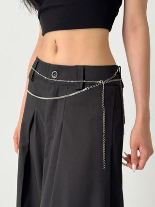 Slim Metal Boho Chic Silver Belly Chain Waist Belt Collection