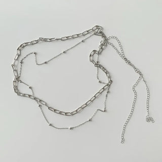 Slim Metal Boho Chic Silver Belly Chain Waist Belt Collection