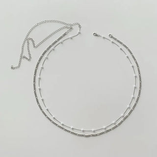 Slim Metal Boho Chic Silver Belly Chain Waist Belt Collection