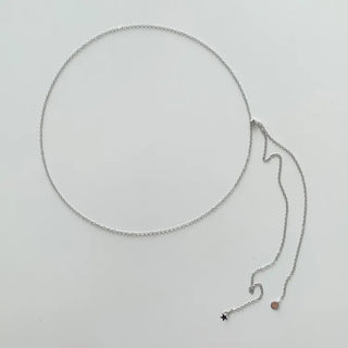 Slim Metal Boho Chic Silver Belly Chain Waist Belt Collection
