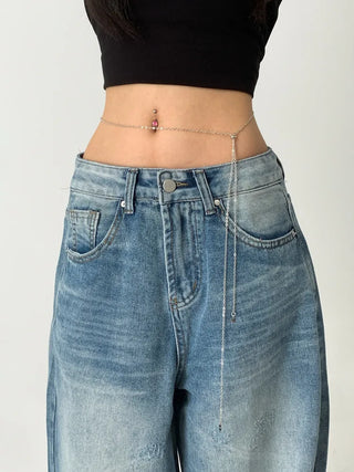 Slim Metal Boho Chic Silver Belly Chain Waist Belt Collection