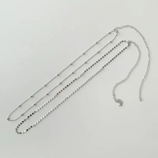 Slim Metal Boho Chic Silver Belly Chain Waist Belt Collection