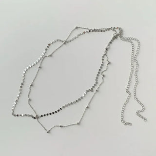 Slim Metal Boho Chic Silver Belly Chain Waist Belt Collection
