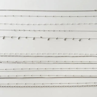 Slim Metal Boho Chic Silver Belly Chain Waist Belt Collection