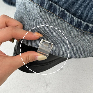 Magic One-Touch Buckle Pants Hem Repair Fixing Clip
