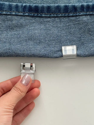 Magic One-Touch Buckle Pants Hem Repair Fixing Clip