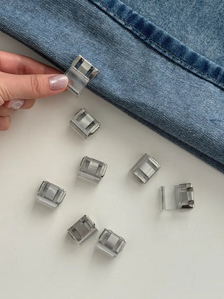 Magic One-Touch Buckle Pants Hem Repair Fixing Clip