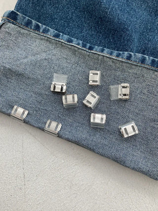Magic One-Touch Buckle Pants Hem Repair Fixing Clip