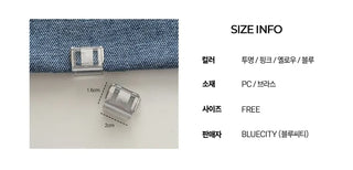 Magic One-Touch Buckle Pants Hem Repair Fixing Clip