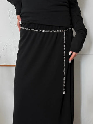 Bold Vintage Metal Antique Silver Chain Belt Collection