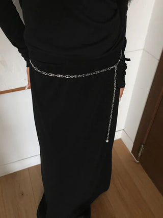 Bold Vintage Metal Antique Silver Chain Belt Collection