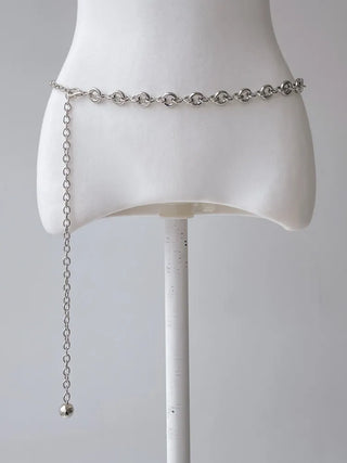 Bold Vintage Metal Antique Silver Chain Belt Collection