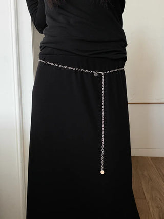Bold Vintage Metal Antique Silver Chain Belt Collection