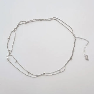 Bold Vintage Metal Antique Silver Chain Belt Collection