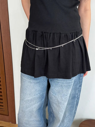 Bold Vintage Metal Antique Silver Chain Belt Collection
