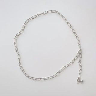 Bold Vintage Metal Antique Silver Chain Belt Collection