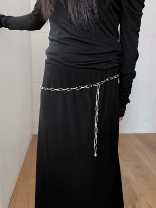 Bold Vintage Metal Antique Silver Chain Belt Collection