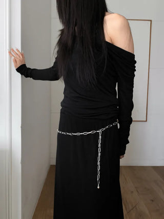 Bold Vintage Metal Antique Silver Chain Belt Collection
