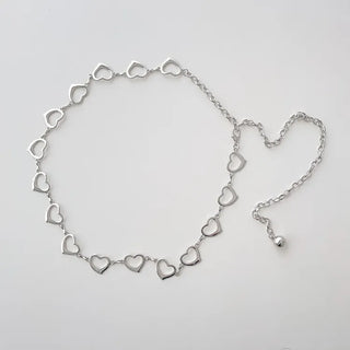 Bold Vintage Metal Antique Silver Chain Belt Collection