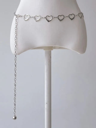 Bold Vintage Metal Antique Silver Chain Belt Collection