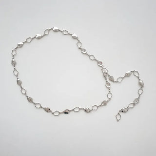 Bold Vintage Metal Antique Silver Chain Belt Collection