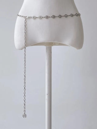 Bold Vintage Metal Antique Silver Chain Belt Collection