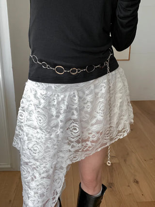 Bold Vintage Metal Antique Silver Chain Belt Collection