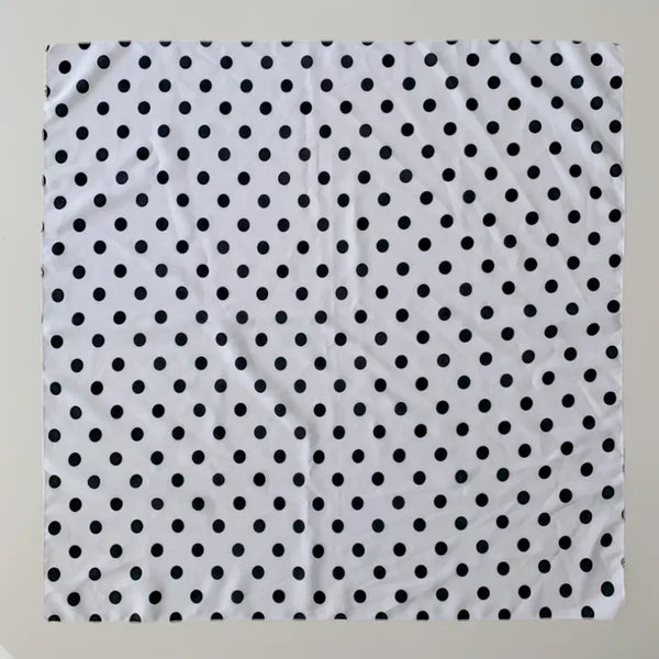 Modern Silky Dot Square Scarf