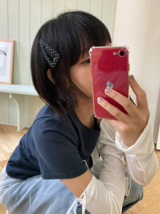 Kuku Dot Triangle Hair Clip
