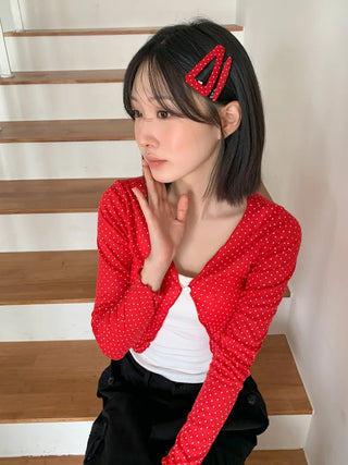 Kuku Dot Triangle Hair Clip